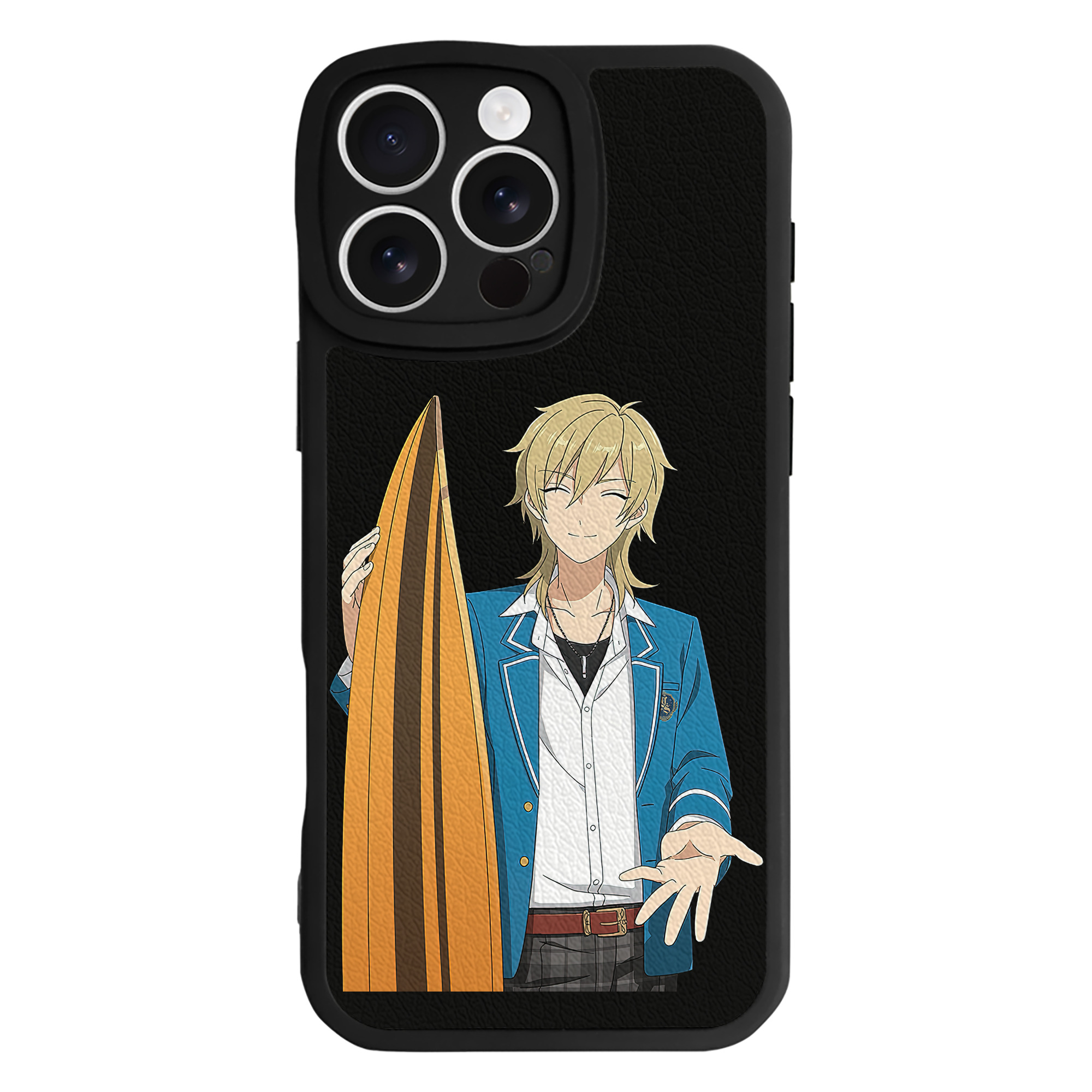 （画像用） あんさんぶるスターズ! Ensemble Stars 【iPhone 16シリーズ対応】シリコンスマホケース（レザー調） 材質：シリコン